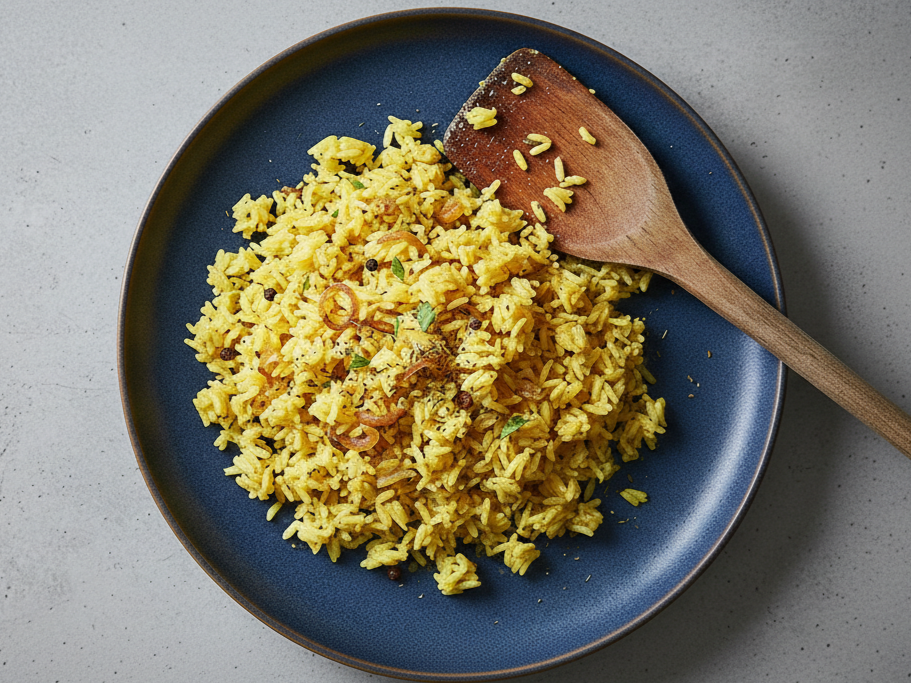 Рис на сковороде