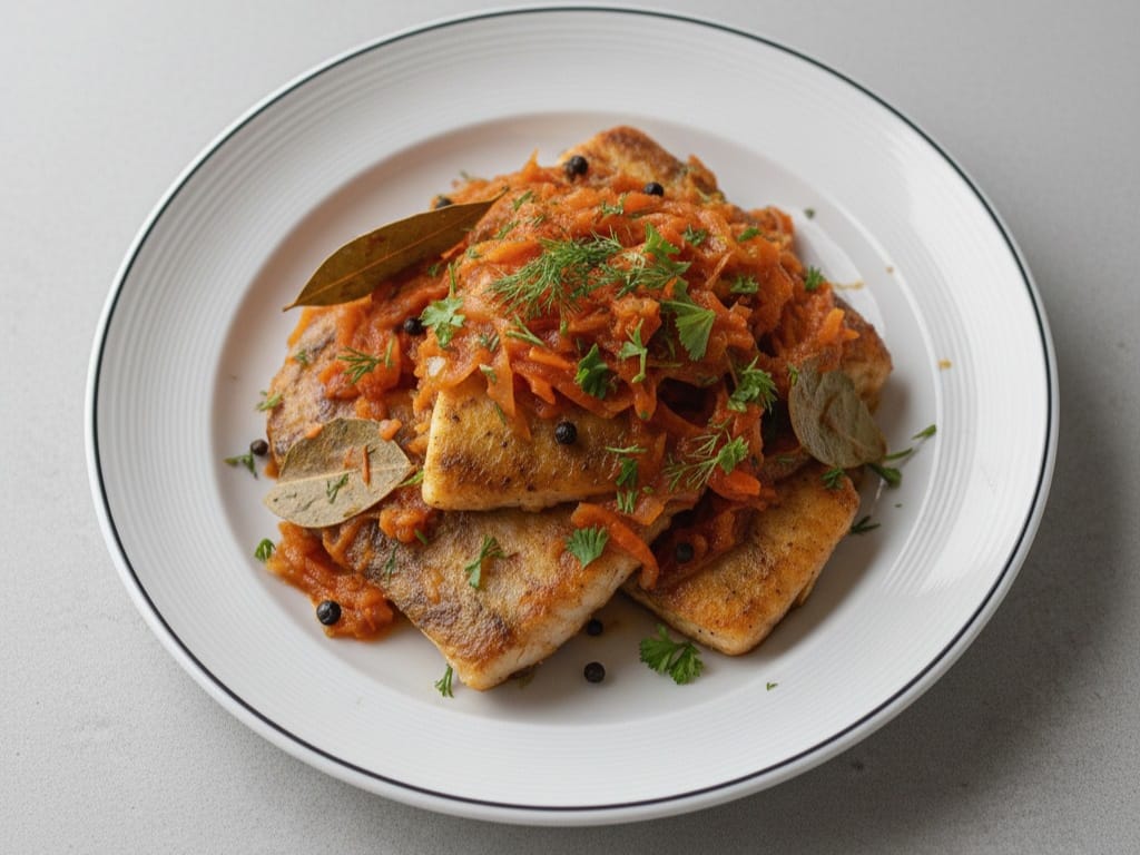 Рыба под маринадом